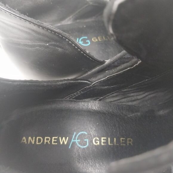 Andrew Gellar Black Suede Shoes. Size 9.5 M - Picture 13 of 16